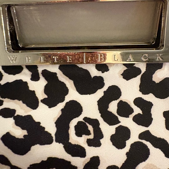 White House Black Market Animal Print Clutch - Picture 3 of 5